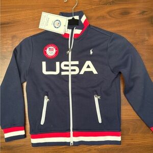 Ralph Lauren Navy USA Kids Sweatshirt